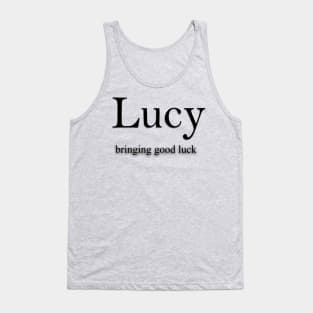 Lucy Name meaning Tank Top